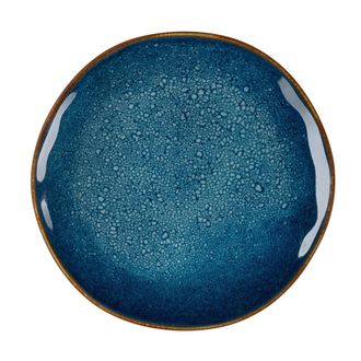 Medard De Noblat Plato llano 27 cm (Juego de 6) Gres Azul