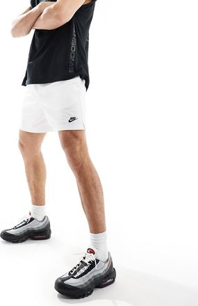 Nike Club mesh shorts in white