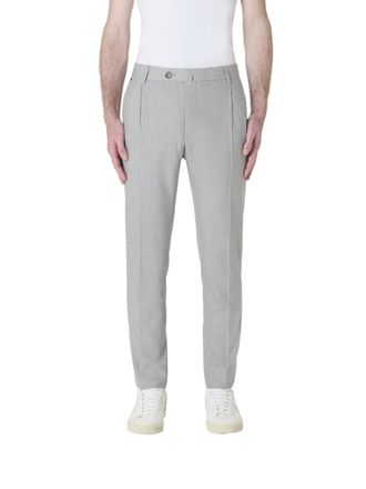 GTA Grey Pantaloni Slim Fit Tailored Pants