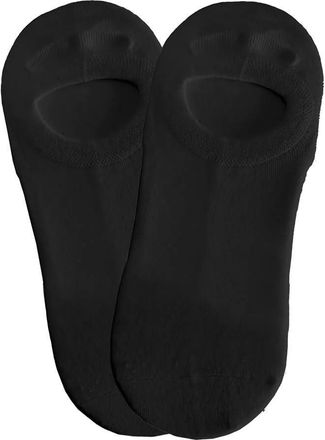 Superga Unisex Adult Invisible Socks (Pack of 2) (2.5 UK-6.5 UK) (Black)