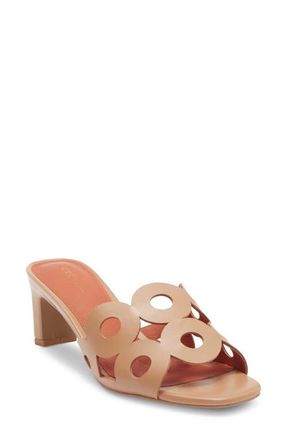 Cecelia New York Belmont Cutout Slide Sandal in Tan at Nordstrom, Size 8.5