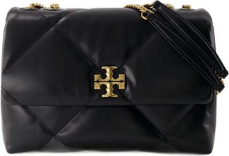 Tory Burch Womens Kira Shoulder Bag Black Cowhide