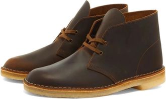 Clarks Desert Boot - Heren - Veterlaarzen - Bruin - 40 EU - Leer - Schoenen