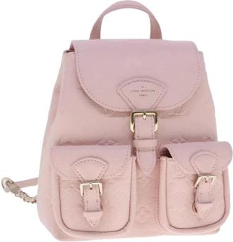 Louis Vuitton Pre-owned Vintage Canvas Rugzak - Dames - Vintage Rugzakken - Roze - ONE Size - Vintage