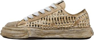 Miharayasuhiro Peterson 23 OG Sole Studded Canvas Low White A13FW715-WHT