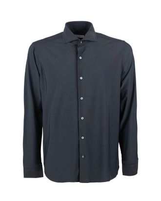 Ghirardelli Black Slim Fit Classic Stretch Shirt