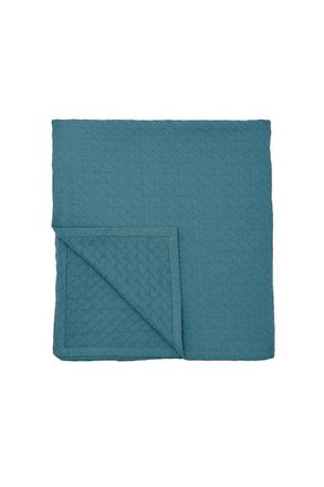 Ted Baker Matellase Cotton Throw in Blue | Size: 250 cm x 260 cm