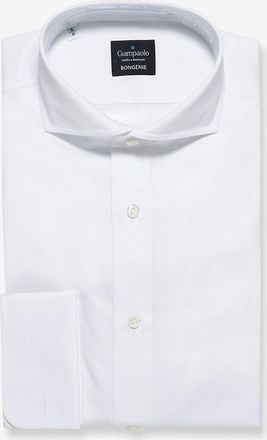 Giampaolo Lang&auml;rmeliges Hemd aus Baumwolle