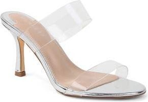 Berness Calia Vinyl Slide Sandal in Silver at Nordstrom Rack, Size 8.5
