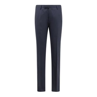 Lardini Heren, Broeken, Blauw, Maat: L Wol