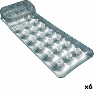 Intex Colchoneta Hinchable Intex 18 Vasos Plateado 188 X 30 X 71 Cm (6 Unidades)