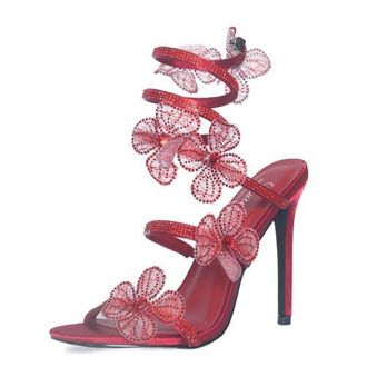Lauren Lorraine Victoria Sandals in Red at Nordstrom, Size 7.5