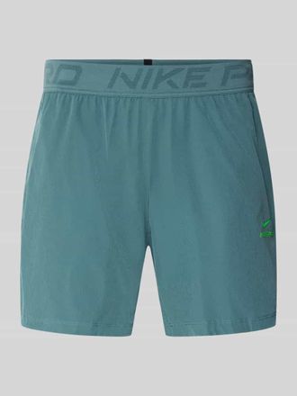 Nike Shorts mit Logo und elastischem Bund in Petrol, Gr&ouml;&szlig;e XXL