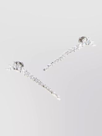 Swarovski metal earrings