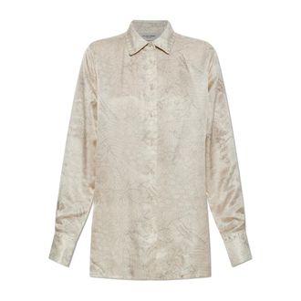 Golden Goose Dames, Blouses & Shirts, Beige, Maat: M Zijde