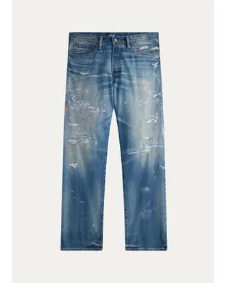 Polo Ralph Lauren Mens Vintage Classic Distressed Jean