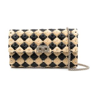 Valentino Garavani Shoulder Bags, female, Beige, Size: ONE SIZE Chic Shoulder Bag with Unique Style