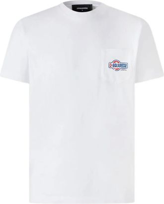 Dsquared2 T-shirt con applicazione - Bianco