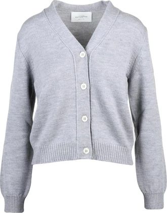 Ballantyne Truien & Vesten, Dames, Grijs, S, Wol, Cardigan met knopen