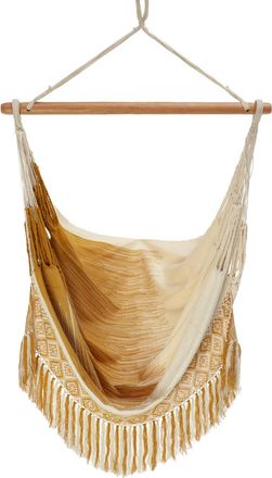 Hamac del sol Silla hamaca deluxe de colombia - beige y ocre