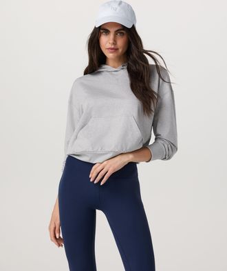 Vuori Clothing Halo Modern Pullover Hoodie | Pale Heather Grey | XS Pale Grey Heather, Size Extra Small