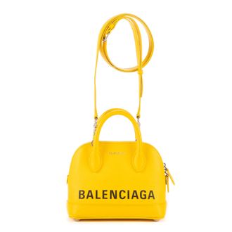 Balenciaga Pre-owned Womens Mini Ville Handbag - Yellow - One Size
