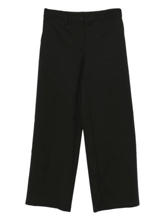 Eileen Fisher wide-leg trousers - women - TENCEL Lyocell (LENZING)/Elastane/Recycled Nylon/Nylon - M - Black