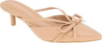 BCBGeneration Deen Pointed Toe Kitten Heel Mule in Tan at Nordstrom, Size 6.5