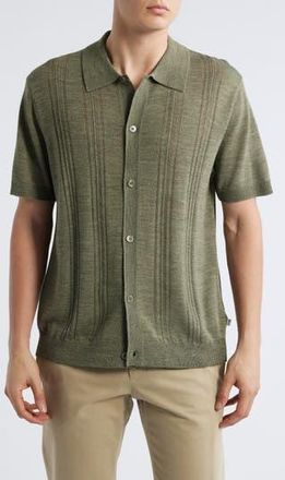 Nn.07 Thor Short Sleeve Cardigan in Capers at Nordstrom Rack, Size Medium