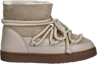 INUIKII Klassieke Sneeuwlaars - Dames - Winterlaarzen - Beige - 34 EU - Wol - Schoenen