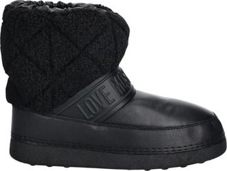 Love Moschino Winterlaarzen - Dames - Winterlaarzen - Zwart - 41 EU - Leer - Schoenen