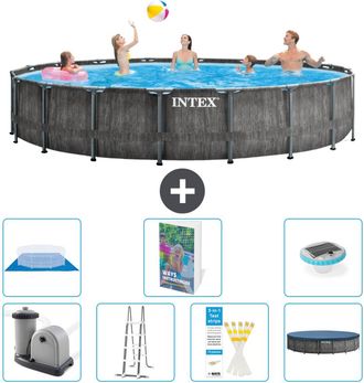 Intex Piscina Prism Frame Redonda - 549x122 Cm - 8-piezas S596