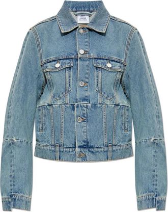 VETEMENTS Jassen, unisex, Blauw, XL, Denim, Denim jas