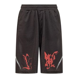 44 Label Group Training Shorts, male, Black, Size: M Mesh Sweatshorts
