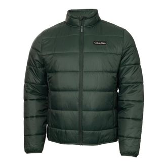 Calvin Klein Lichtgewicht pufferjas voor heren (Evergreen)