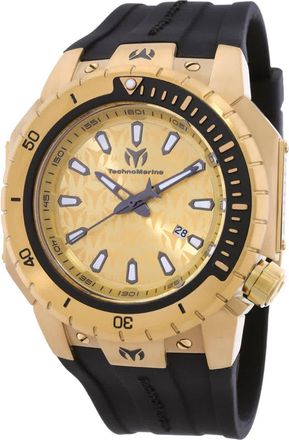 Technomarine Manta Quartz Gold Dial Mens Watch TM-224010