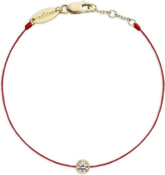 Redline 18K yellow gold cord diamond bracelet - Oro