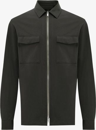Genti Rits Overshirt | Groen