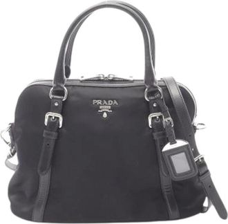 Prada Pre-owned Handbags, female, Black, Size: ONE SIZE Pre-owned Vintage Handbag