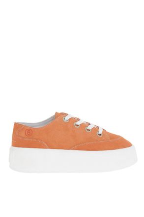 Maison Margiela Orange Athleisure Sneakers