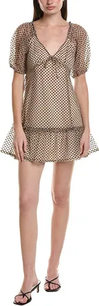 Saltwater Luxe Mesh Mini Dress