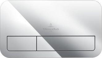 Villeroy & Boch Viconnect 2 knops bedieningsplaat chroom