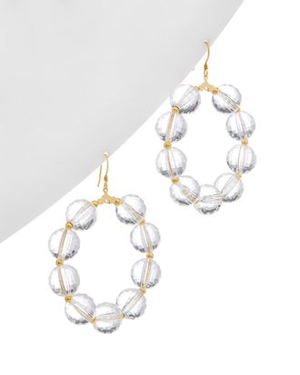 Kenneth Jay Lane Plated Resin Earrings