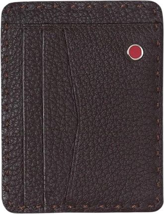 Kiton Cards Holder Deerskin - Heren - Portefeuilles - Bruin - ONE Size - Leer - Accessoires