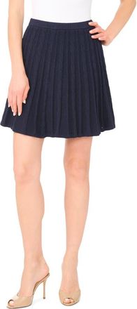 Ted Baker Cable Stitch Pointelle Sweater Miniskirt in Classic Navy at Nordstrom Rack, Size X-Small
