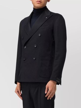 Tagliatore double-breasted jacket peak lapels