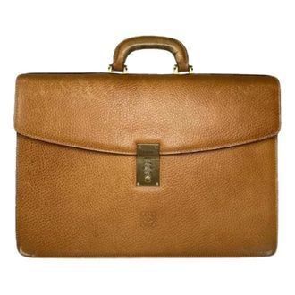 Loewe Pre-owned Madrid Vintage Aktetas - Dames - Vintage Handtas - Bruin - ONE Size - Leer - Vintage