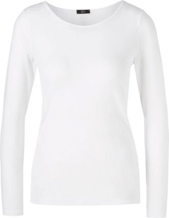 Marc Cain Camicetta Delicata a Maniche Lunghe - - Tops - Donna - Bianco - XL