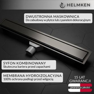 OEM Desag&uuml;e Lineal Helmken 37201105, 1000x70 Mm, Grafito