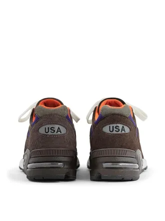 New Balance Mens 990v2 Made Usa Sneakers Brown Shoes >